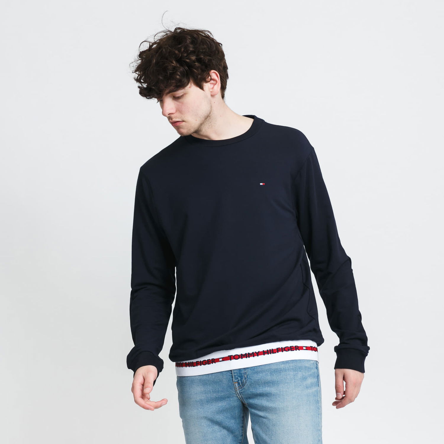 Суитчър Tommy Hilfiger HWK LongSleeve Track Top Тъмно синьо | UM0UM01928DW5, 0