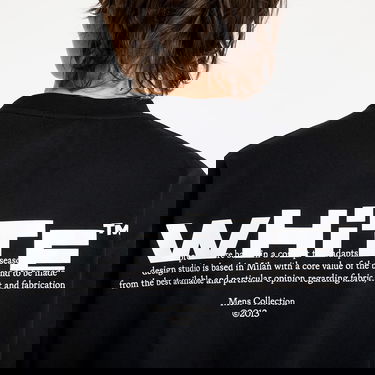 Тениска Off-White T-Shirt With Logo Print Черно | OMAA120S25JER00B1001, 3