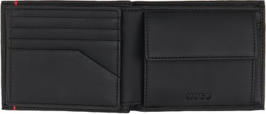 Портфейл BOSS Hugo Faux-Leather Wallet Черно | 50542032, 2