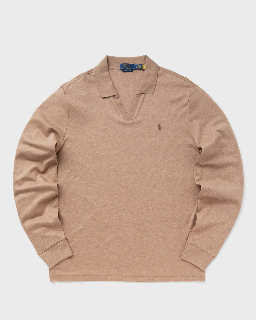 Поло тениска Polo by Ralph Lauren Polo Ralph Lauren LONG SLEEVE-POLO SHIRT men Бежово | 710922252006