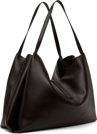 Голяма пазарска чанта FERRAGAMO Salvatore Ferragamo New Line Large Tote Кафяво | 779070, 2