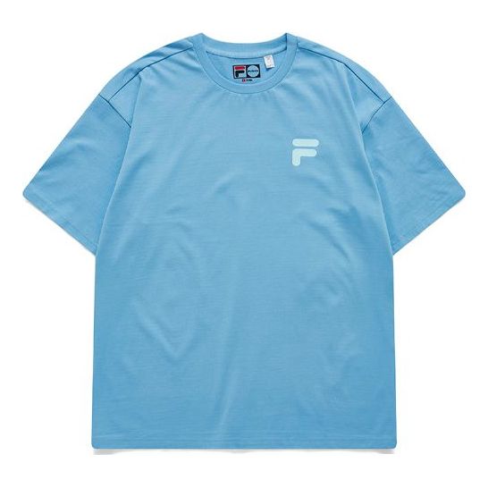 Тениска FILA Fusion Casual Round Neck Short Sleeve T-Shirt Синьо | T11U126110F-LB