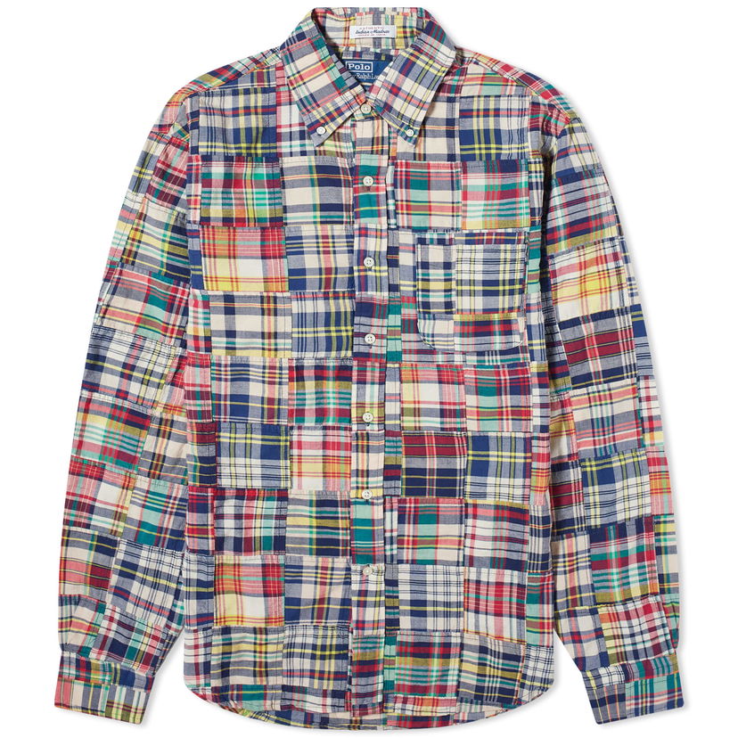 Риза Polo by Ralph Lauren Patchwork Shirt in Madras Patchwork Многоцветен | 710933757001