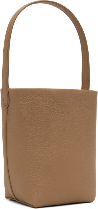 Голяма пазарска чанта The Row Small Leather Bucket Bag Черно | W1314-L129, 2