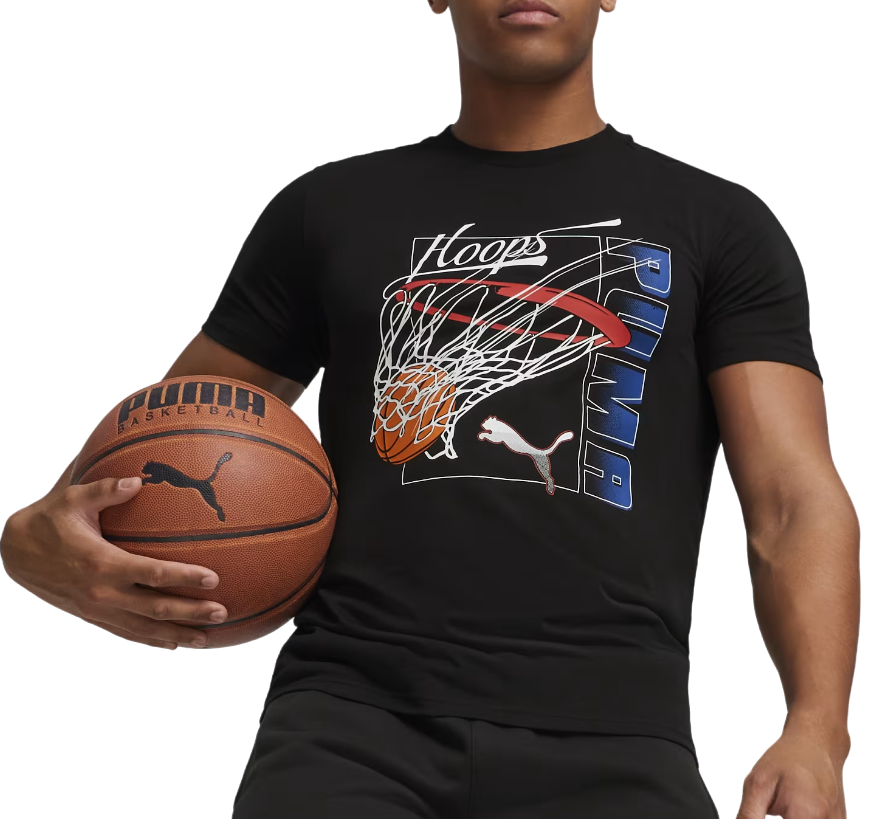 Тениска Puma Swished Tee Черно | 624801-01, 0
