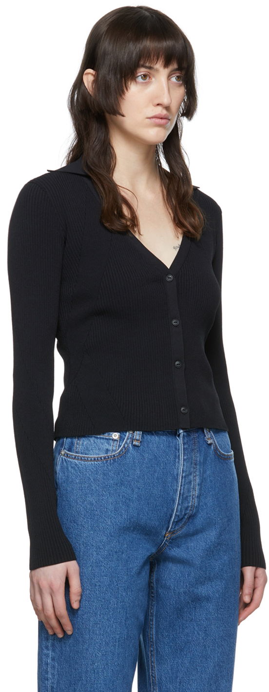 Пуловер rag & bone Rag & Bone Knit Cardigan Черно | WAS22P044LD44, 1