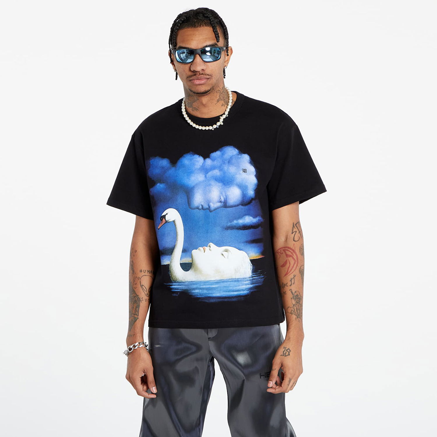 Тениска MISBHV La Donna Del Lago T-Shirt Черно | 3120EX005, 0