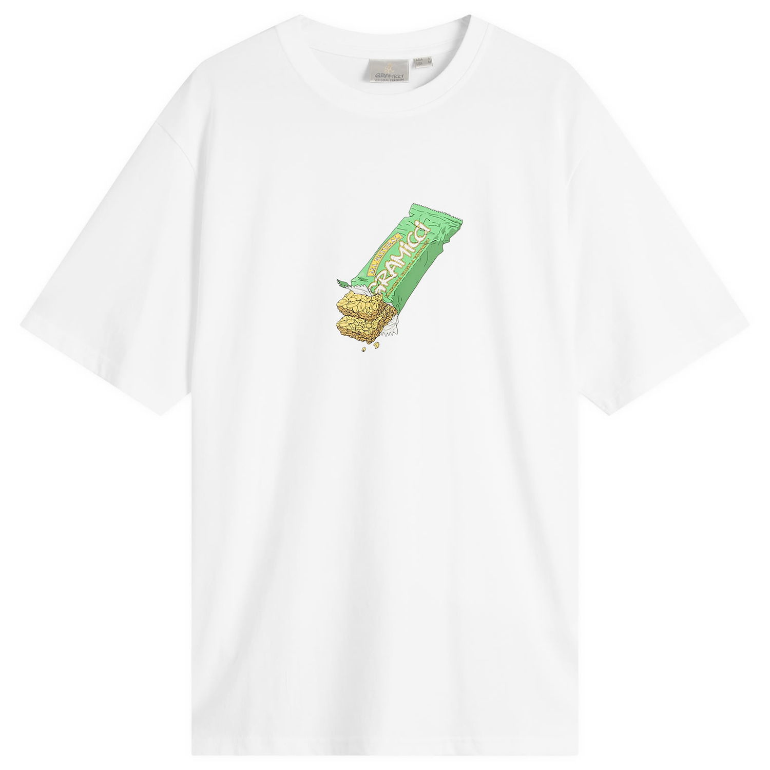 Тениска GRAMICCI Men's Granola Graphic T-Shirt, Size Small Бяло | G5FU-T080-WHT, 0