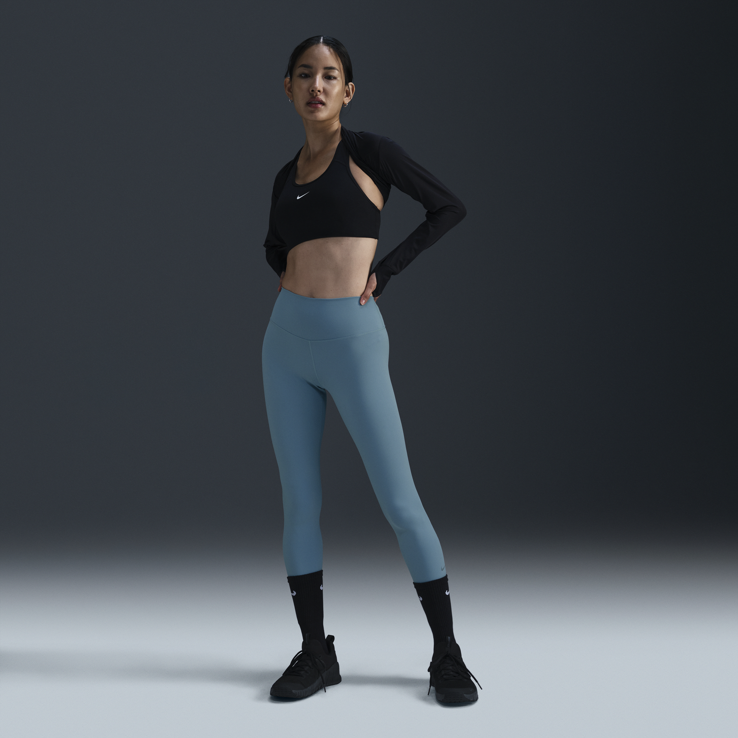 Клинове Nike One Leggings Синьо | FN3232-464, 0