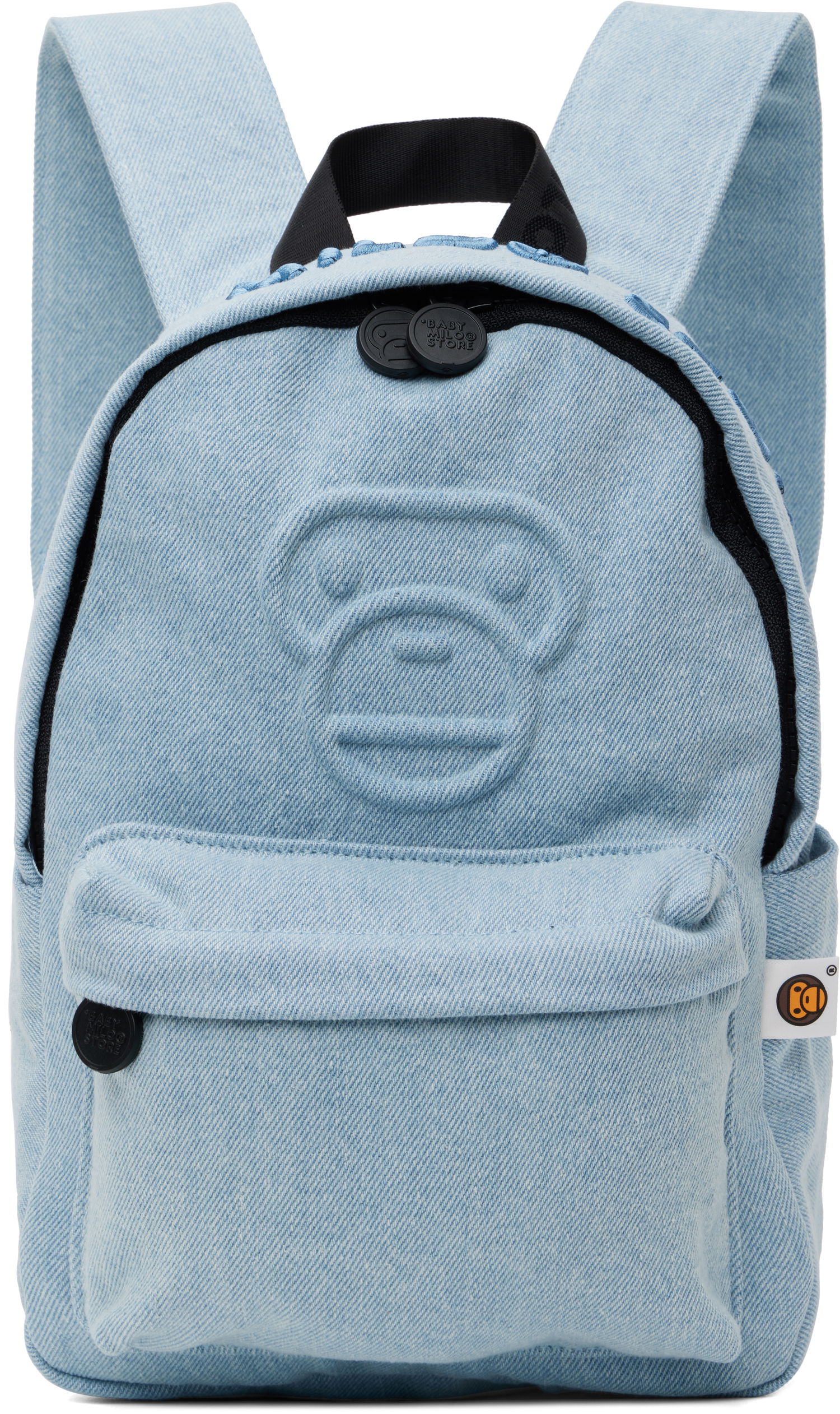Раница BAPE Baby Milo Denim Mini Backpack Синьо | 0MXBGW4358XXO, 0