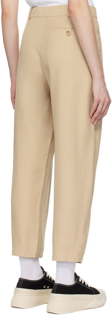 Панталони Stella McCartney Stella McCartney Tapered Trousers Бежово | 5919643DU701, 2