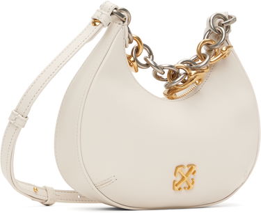 Дамска чанта Off-White Off-White Hemisphere Shoulder Bag Бяло | OWNN184C99LEA0010400, 1