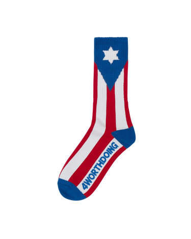 Чорапи 4 WORTH DOING Flag Socks Многоцветен | 4WDFLAGSOCKS REBLUWHI, 3