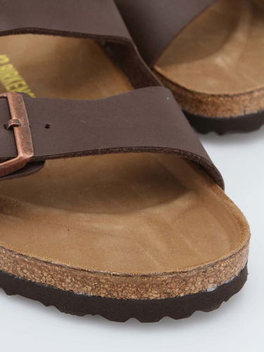 Кецове и обувки Birkenstock Arizona Reg Birko-Flor Кафяво | 051701_dark brown, 2