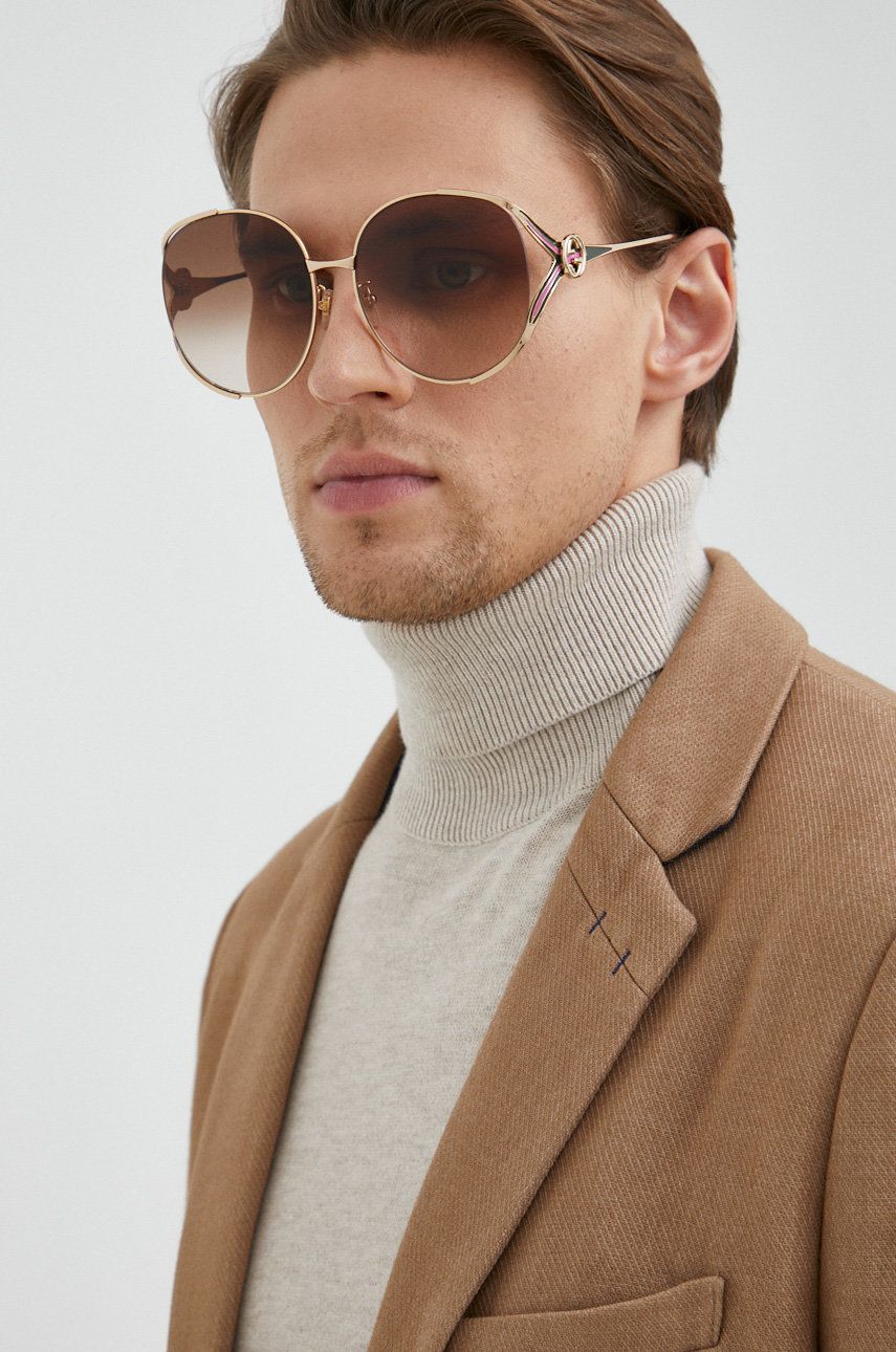 Слънчеви очила Gucci GG0225S Sunglasses Жълто | GG0225S, 0