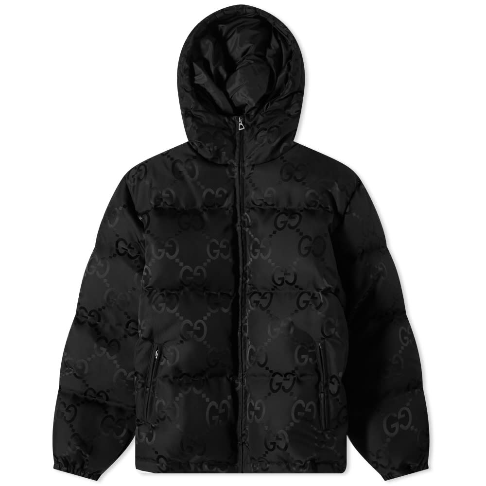 Пухо яке Gucci GG Jaquard Down Jacket Черно | 698710-Z8A2S-1000, 0