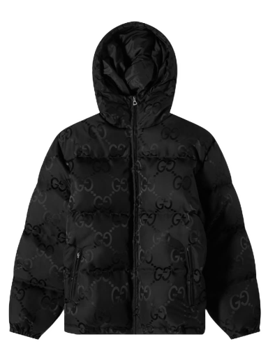 Пухо яке Gucci GG Jaquard Down Jacket Черно | 698710-Z8A2S-1000