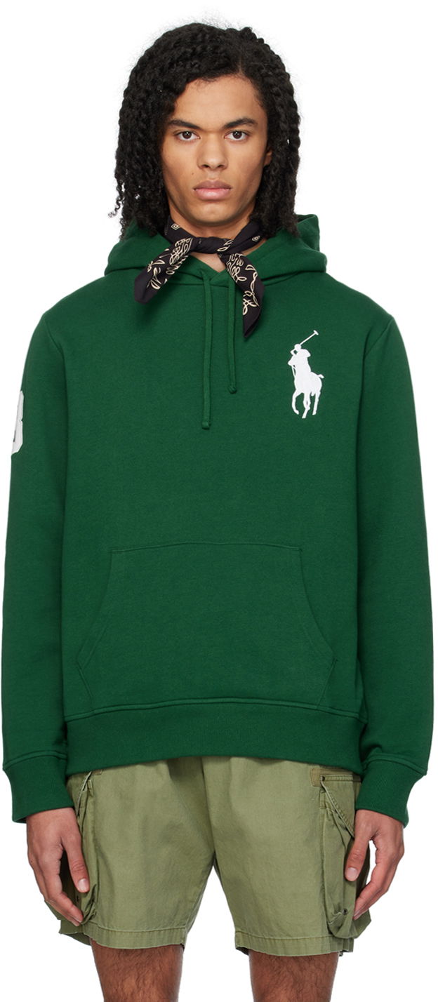 Суитчър Polo by Ralph Lauren Green Appliqué Hoodie Зелено | 710935339002