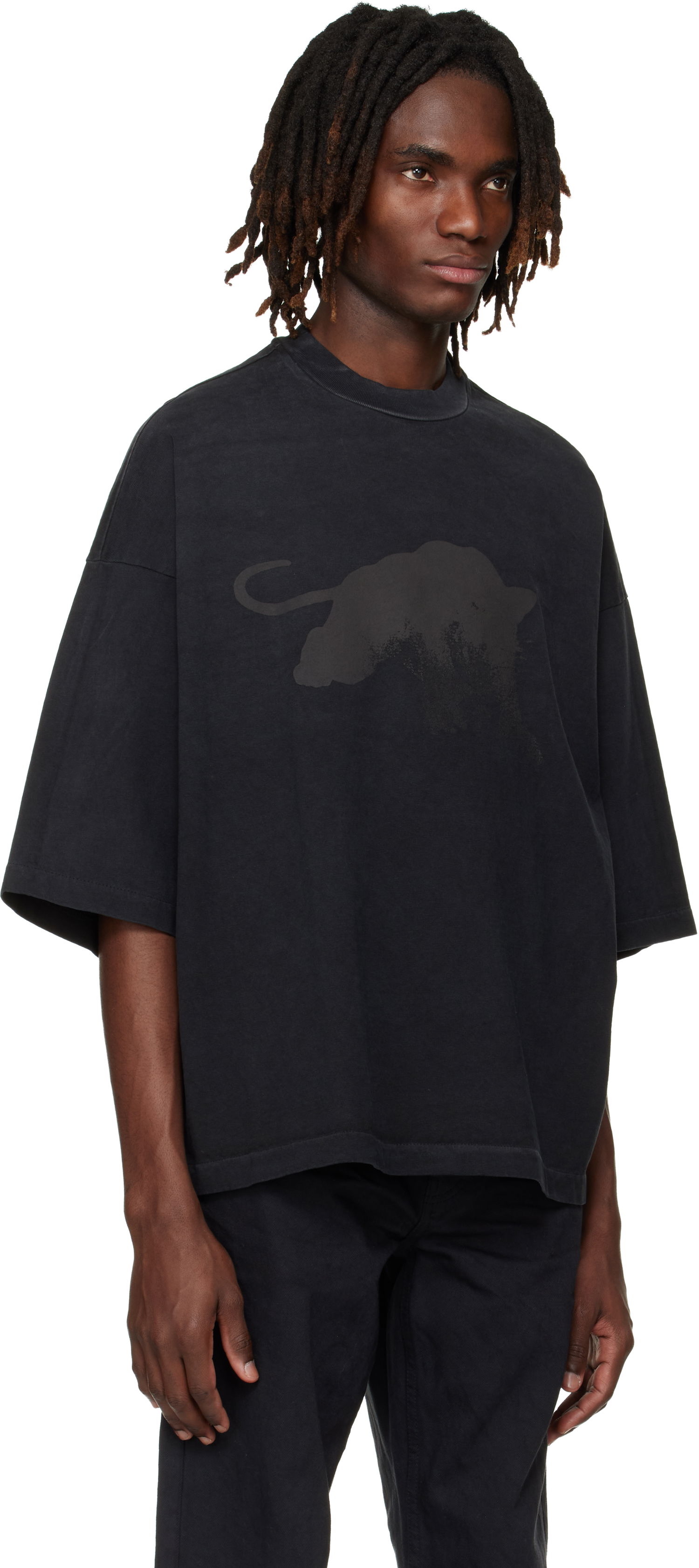 Тениска Fear of God Relaxed 'Le Panteres' T-shirt Черно | FG25FW10-10303HWJ-001, 1