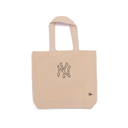Голяма пазарска чанта New Era New Era MLB Cord Tote Bag NY Yankees Бежово | 60580527, 0