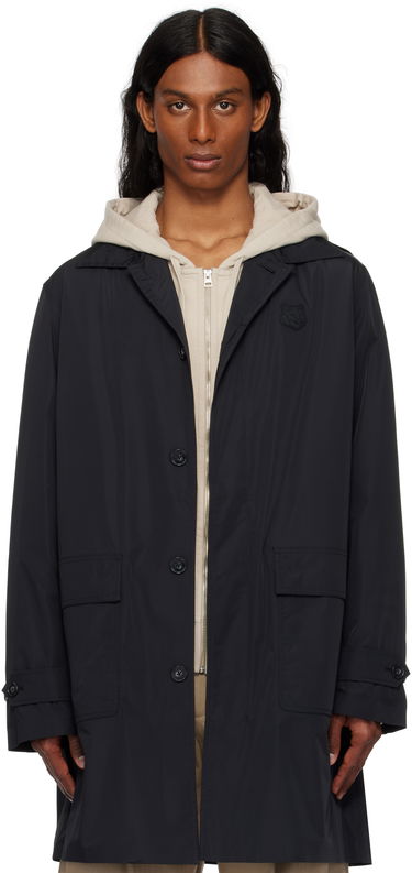 Палта MAISON KITSUNÉ Maison Kitsuné Light Mac Coat Черно | OM02212WQ4044, 0