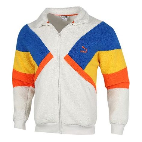 Яке Puma Retro Block Sherpa Stand Collar Casual Jacket Многоцветен | 530808-05, 0