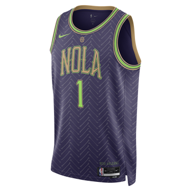 Фланелка Nike Swingman Zion Williamson City Edition Jersey Лилаво | FQ4351-537, 0