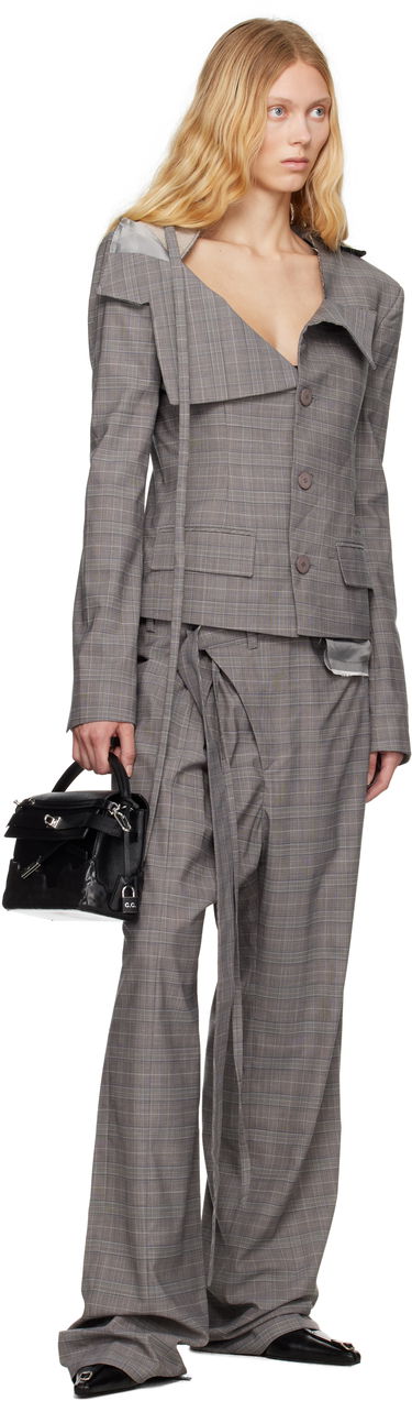 Панталони Ottolinger Ottolinger Signature Wrap Suit Trousers Сиво | 123-201523-02, 3