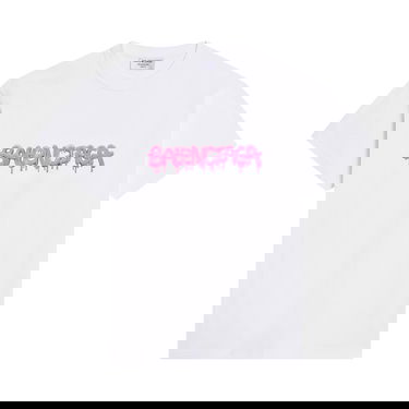 Тениска Balenciaga Slime T-Shirt Medium Fit Бяло | 612965 TLVF1 9014, 1