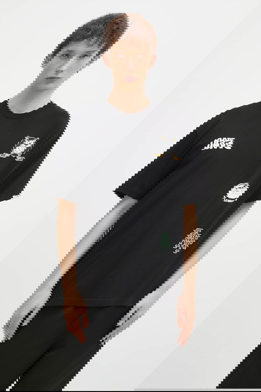 Тениска AAPE by A Bathing Ape AAPE Theme Main Patched T-shirt Черно | AAPTEM1550XXN, 0