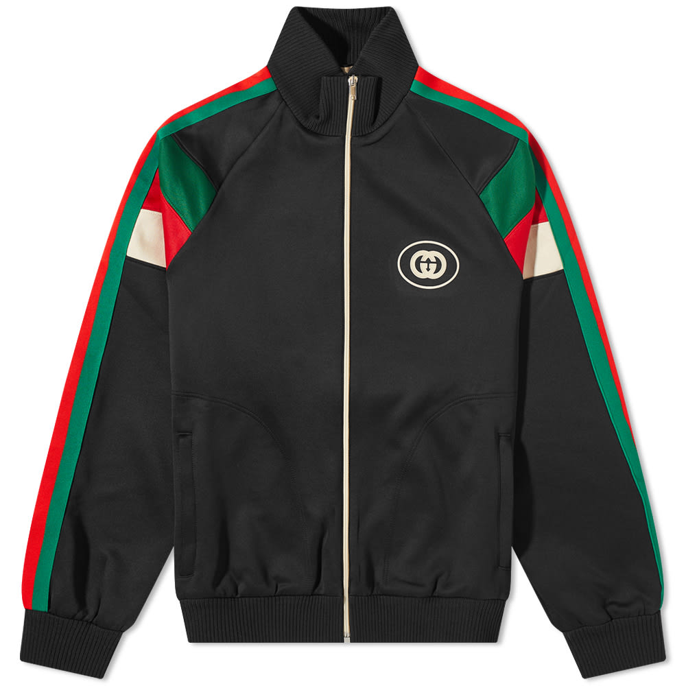 Яке Gucci Oval Logo Track Jacket Черно | 698448-XJEEP-1152, 0