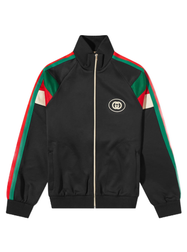 Яке Gucci Oval Logo Track Jacket Черно | 698448-XJEEP-1152