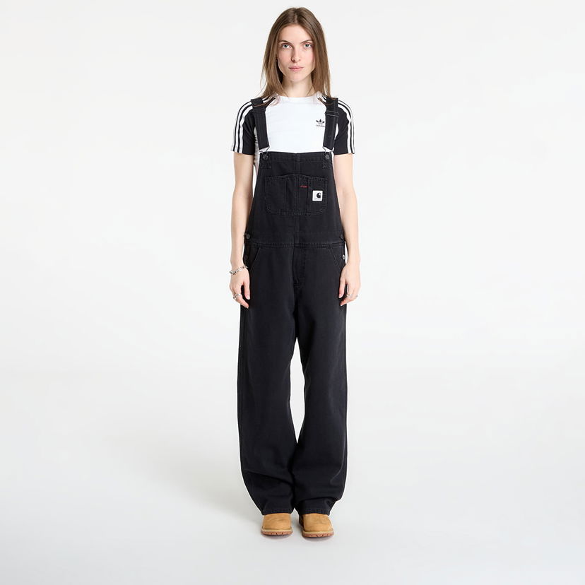 Комбинезон Carhartt WIP Women's Straight Bib Overalls Черно | I031250.8906
