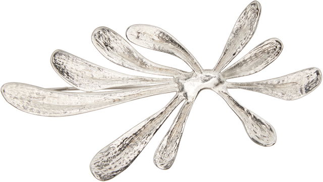 Dries Van Noten Textured Organic Floral Pin