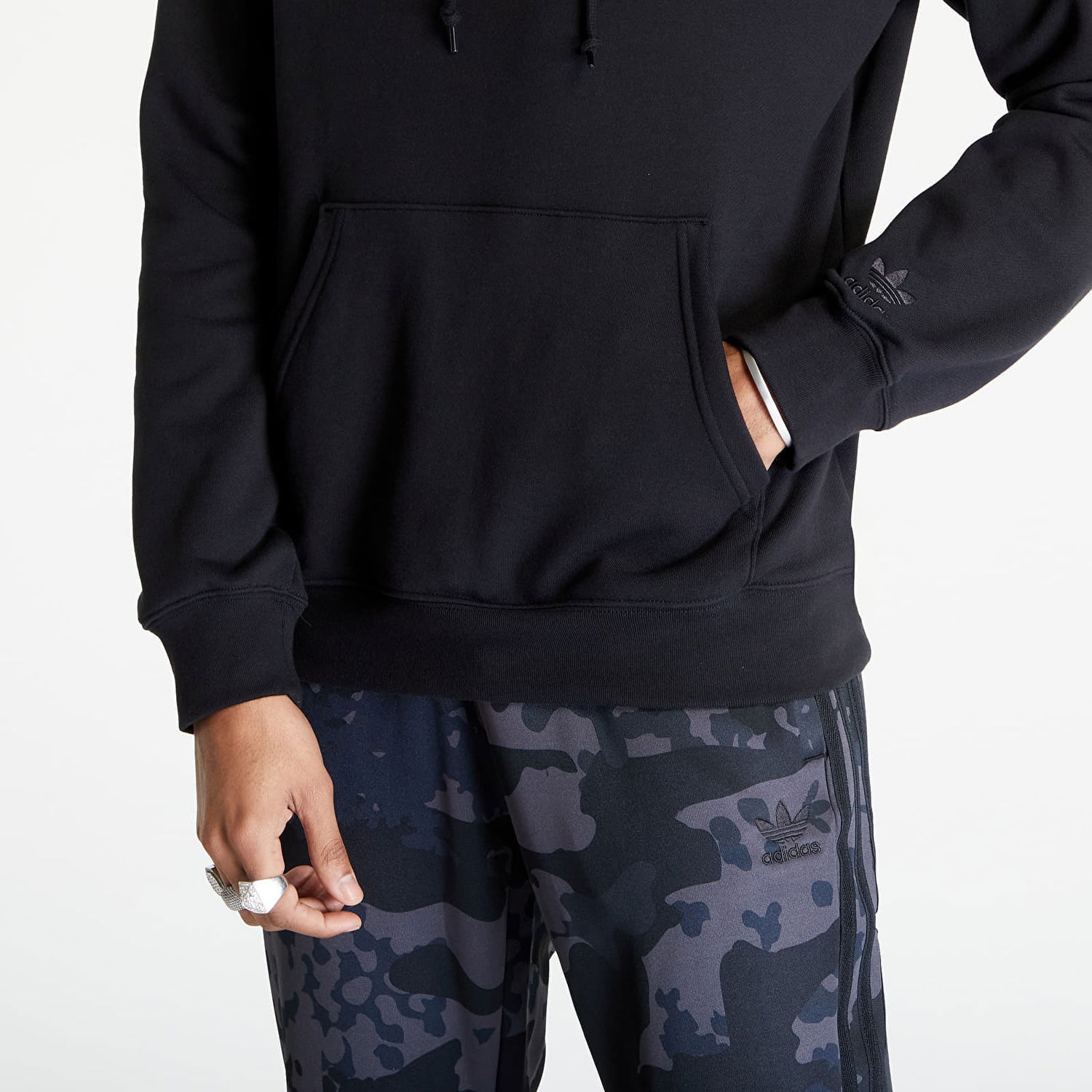 Суитчър adidas Originals Trefoil Hood 3 Black Черно | IM9678, 1