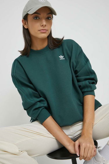 Суитчър adidas Originals Always Original Laced Crew Зелено | HK5056, 0