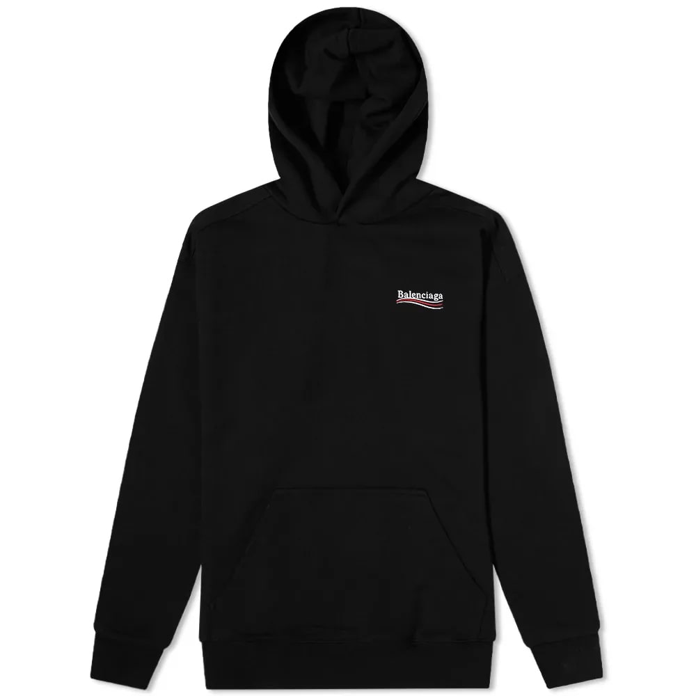 Суитчър Balenciaga Oversized Political Campiagn Hoody Черно | 620973-TKVI9-1070, 0