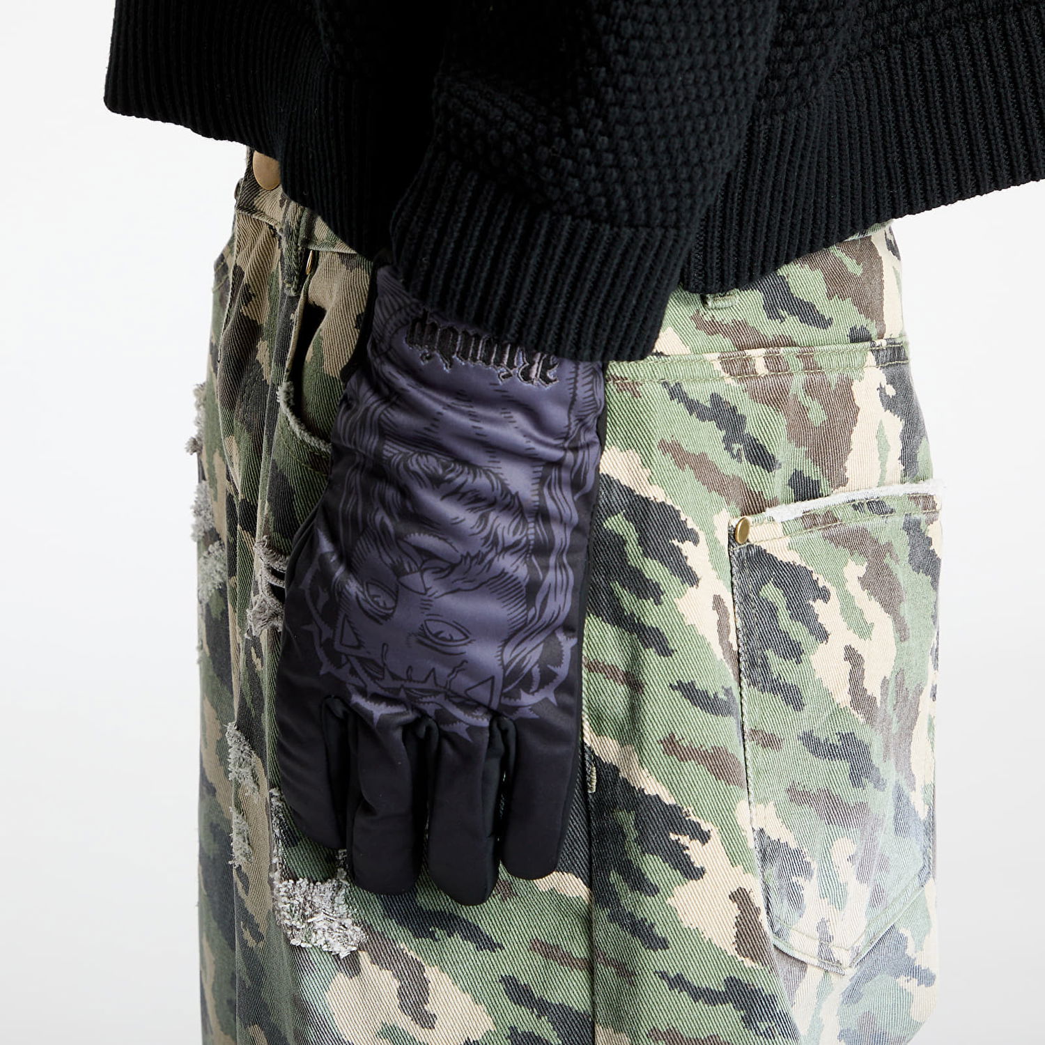 Ръкавици RIPNDIP Black Lord Savior Snow Gloves Черно | RNDHOL24252, 0