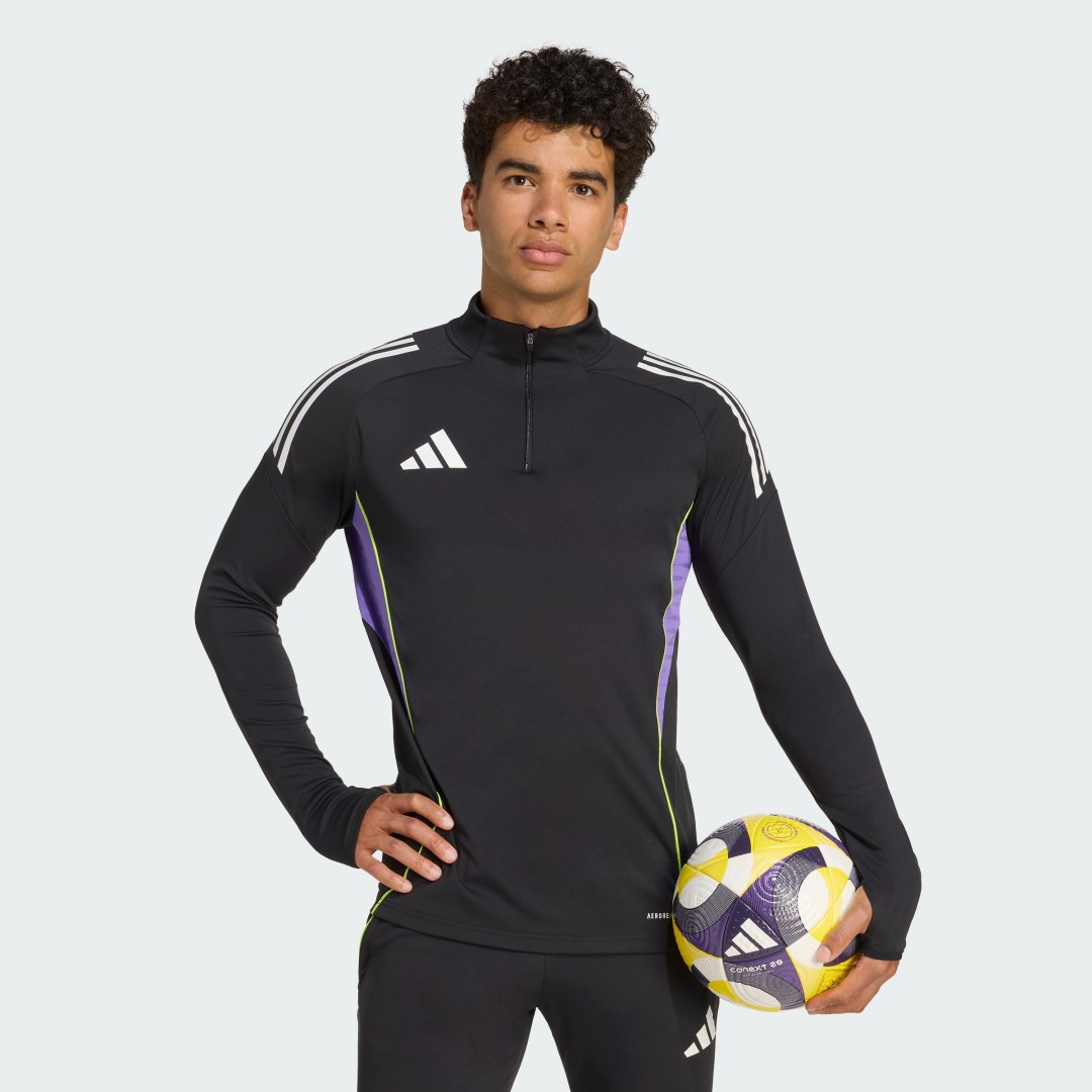 Суитчър adidas Performance Tiro 25 Competition Training 1/4 Zip Top Черно | JW4350, 0