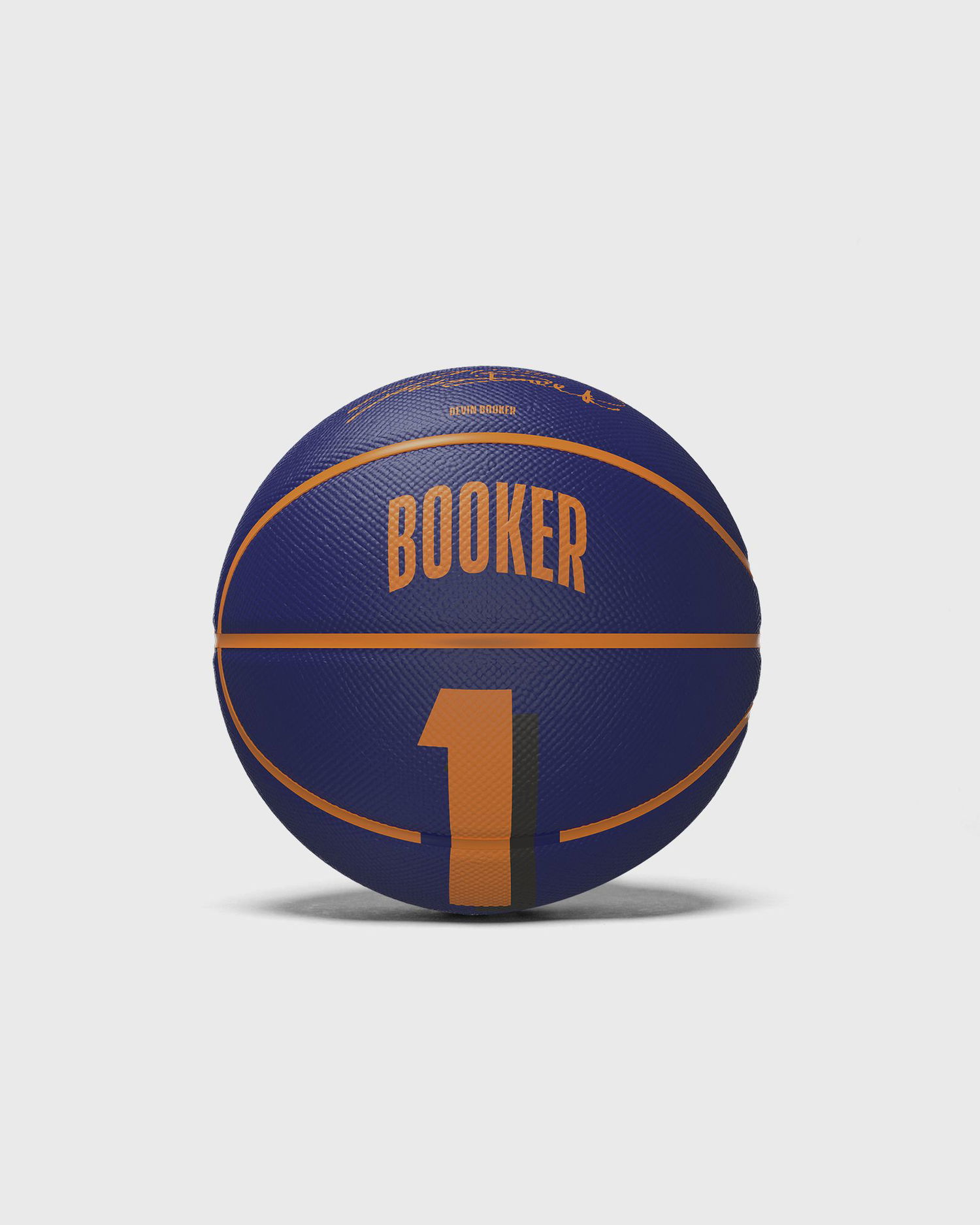 Спортна екипировка Wilson Tennis NBA Player Icon Mini Devin Booker Size 3 Basketball Тъмно синьо | WZ4019801XB3, 1