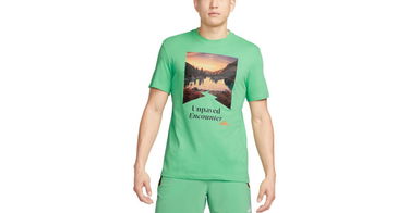 Тениска Nike Trail Dri-FIT Tee Зелено | fd0120-363, 1
