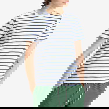 Тениска Polo by Ralph Lauren Stripe Custom Slim Fit T-Shirt Синьо | 710938134009-BLU, 2