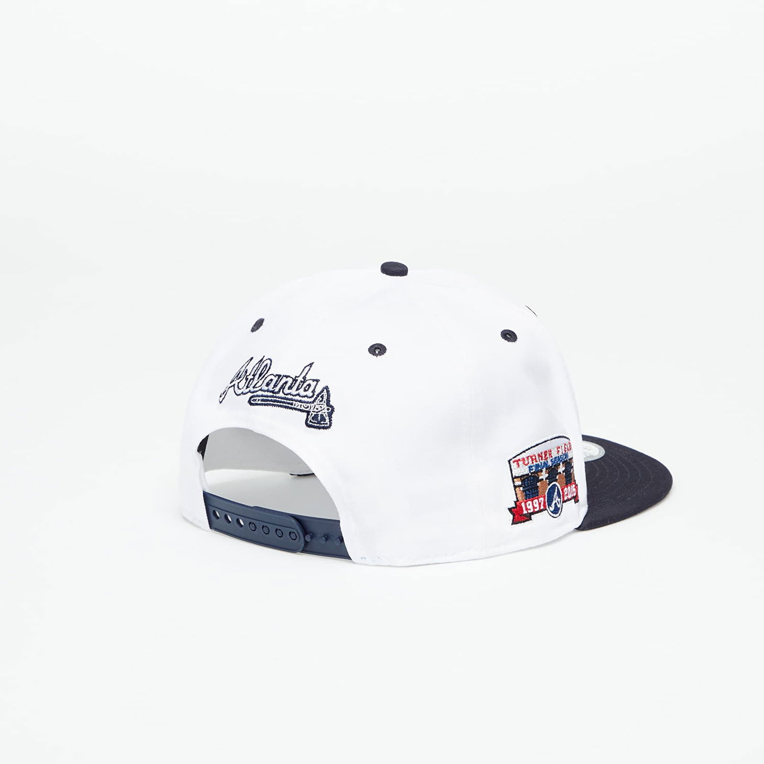 Шапка с козирка New Era Atlanta Braves Crown Patch White 9FIFTY Snapback Cap Бяло | 60364279, 1