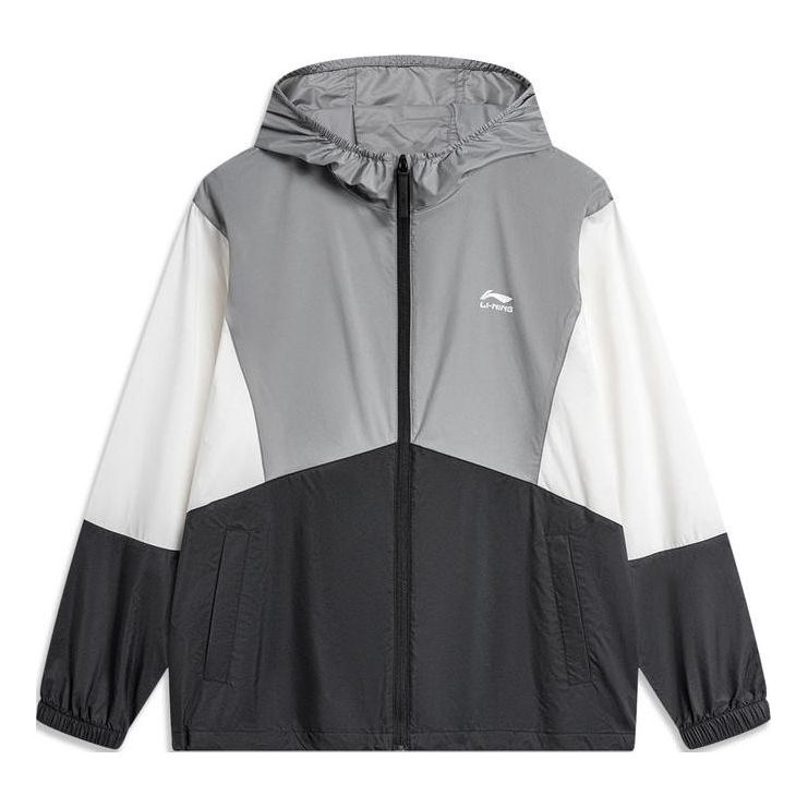 Ветровка Li-Ning Color Block Windbreaker Сиво | AFDU363-1