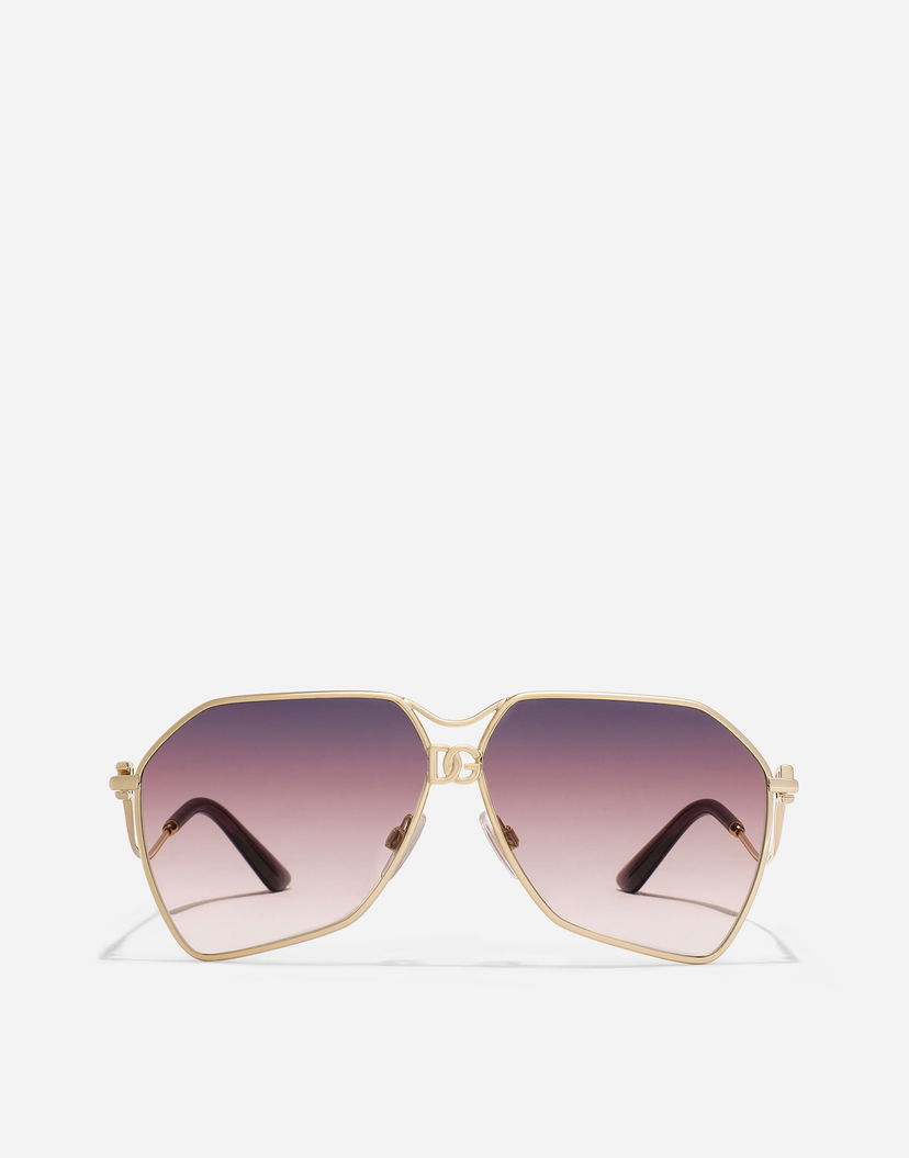 Слънчеви очила Dolce & Gabbana Filo Geometric Gradient Sunglasses Металик | VG2326VM2U69V000