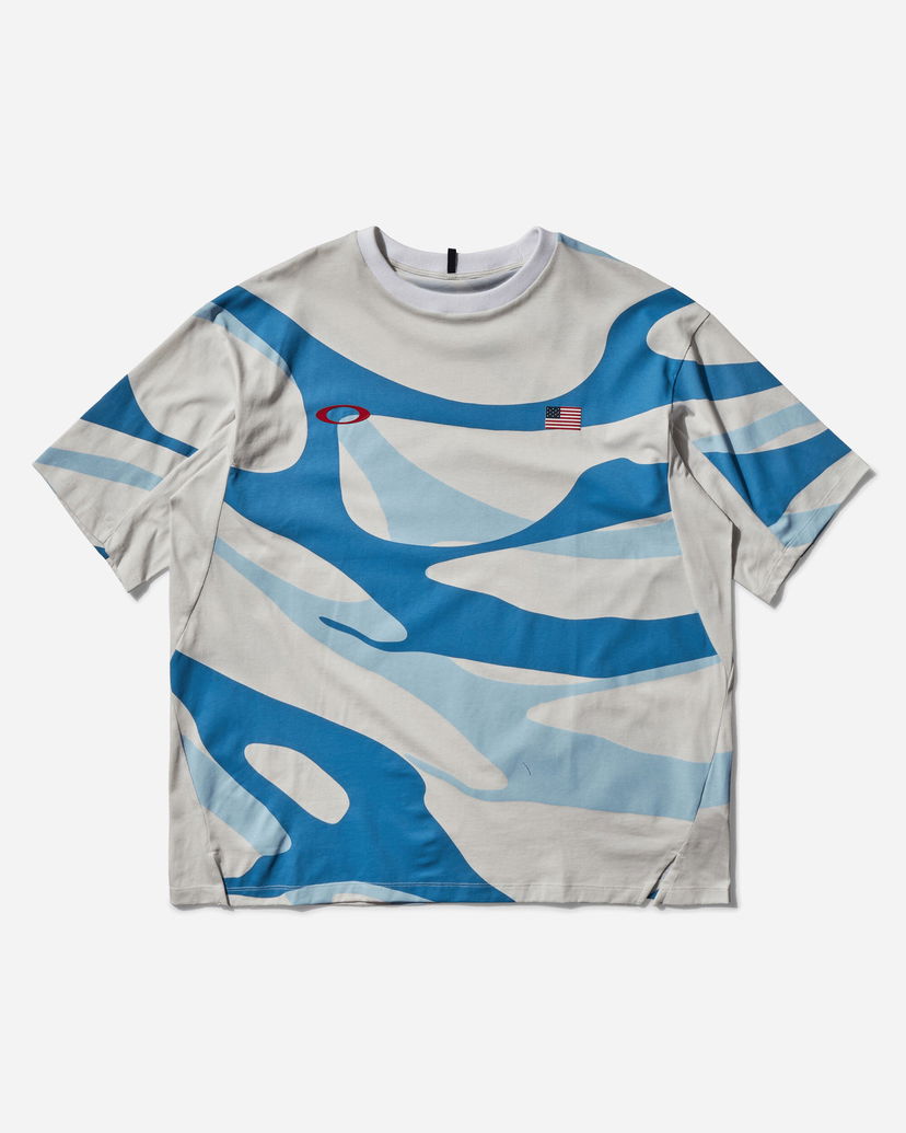 Тениска OAKLEY Team USA Surfing Graphic T-Shirt Blue Синьо | FOA407801 6HQ