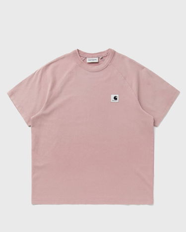Тениска Carhartt WIP Women's Hudson Short Sleeve T-Shirt Розово | I035138-1XF.5F, 0