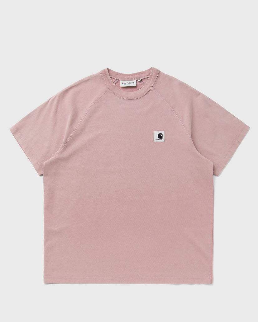 Тениска Carhartt WIP Women's Hudson Short Sleeve T-Shirt Розово | I035138-1XF.5F