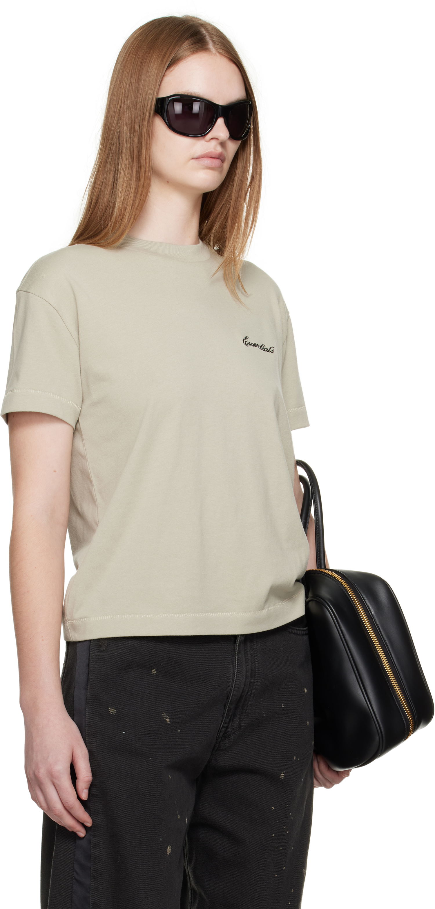 Тениска Fear of God Fear of God ESSENTIALS Classic Fit T-Shirt Бежово | 125SP255866FW, 1