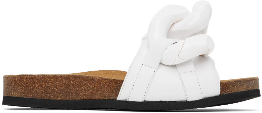 Аксесоари JW Anderson JW Anderson Chain Slides Бяло | ANW36015A, 0